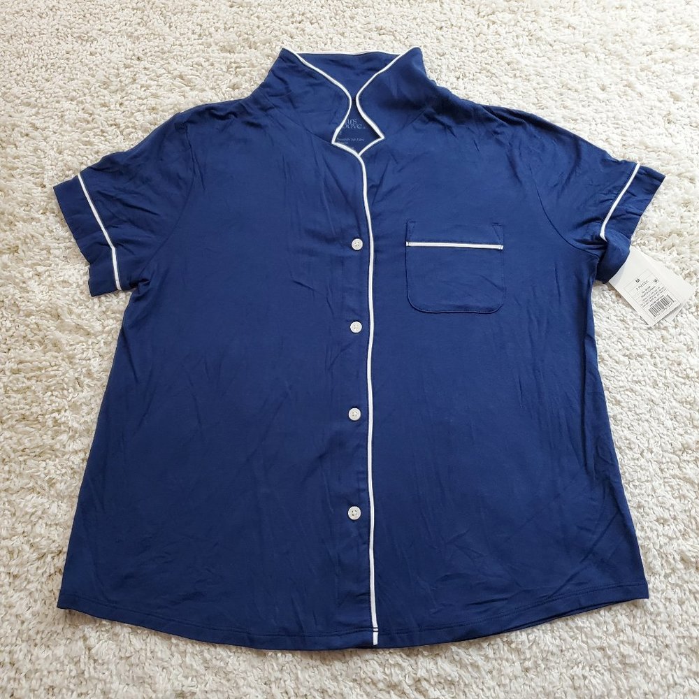 Stars Above Pajama Top Blue Medium #3-029